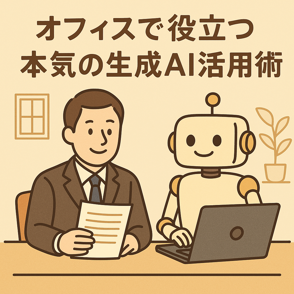 オフィスで役立つ本気の生成AI活用術【情報・感情・業務をまかせる時代】